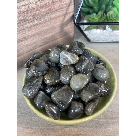 Labradorite Tumbled Stone Crystal Intuitively Chosen Large - Picture 2 of 7